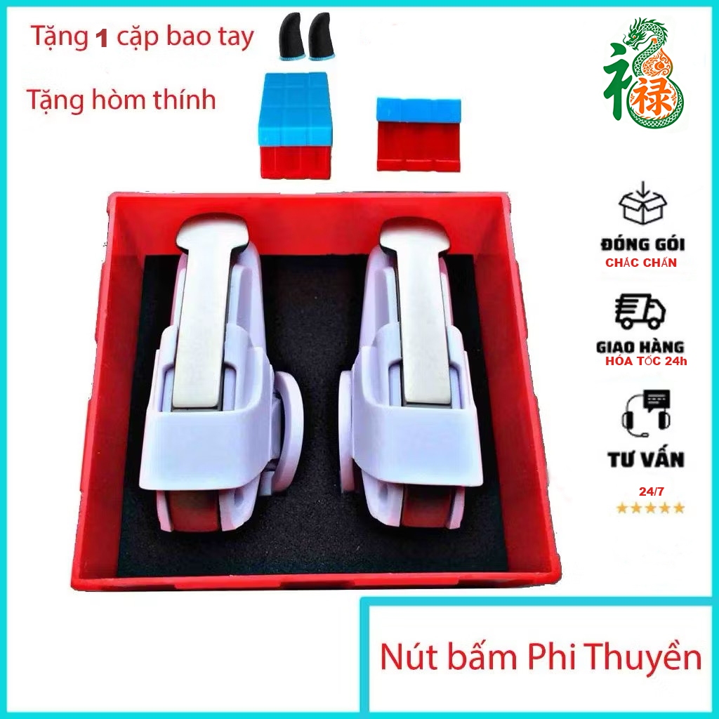 Nút Bắn Cá Mập Trắng Pubg Freefire - Phụ Kiện Pubg Mobile