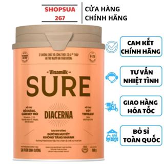  Sữa bột Vinamilk Sure Diecerna tiểu đường - hộp 900g 