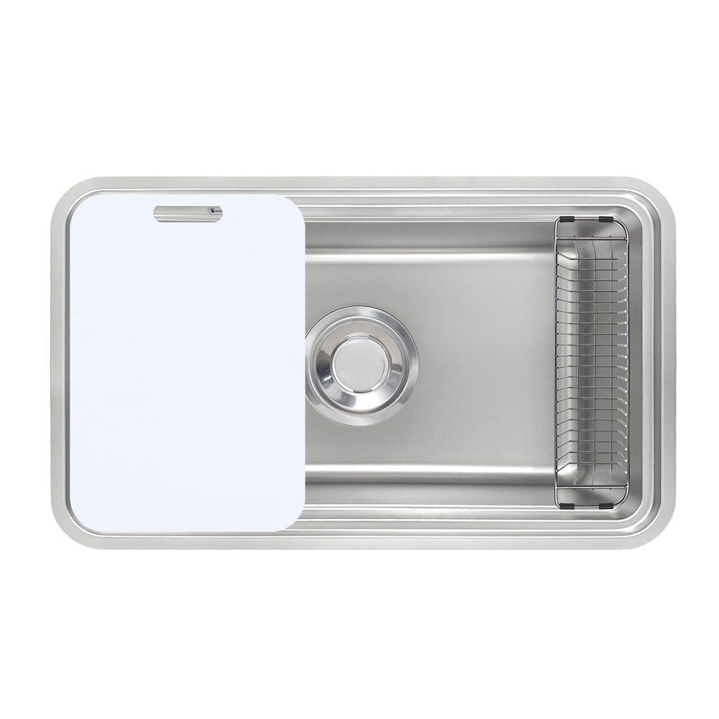 Chậu rửa bát Kluger KO7847FS Plus | Tặng kèm vòi dây rút cao cấp Kluger