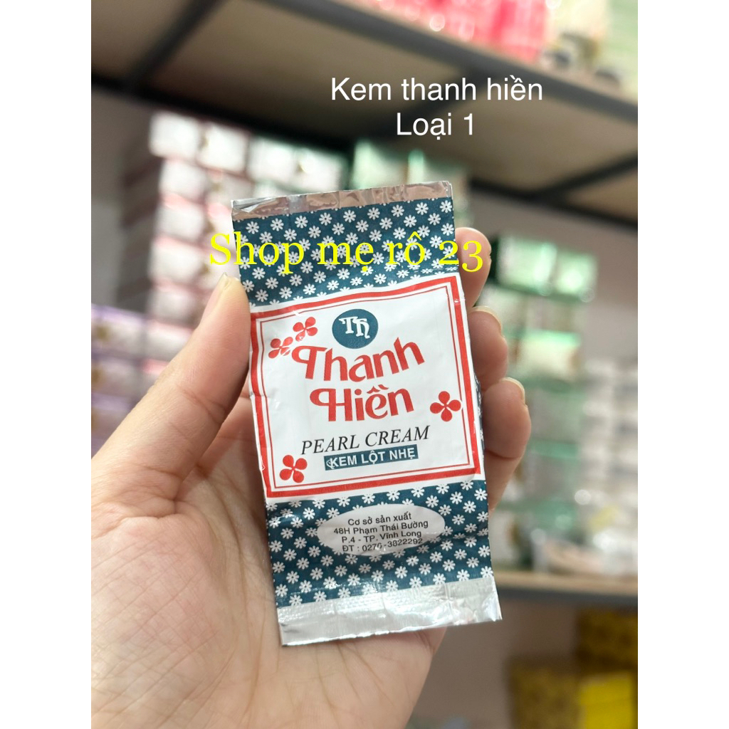 lẻ 01 hủ kem dưỡng trắng da thanh hiền hủ 3gram (hàng việt-loại 1)