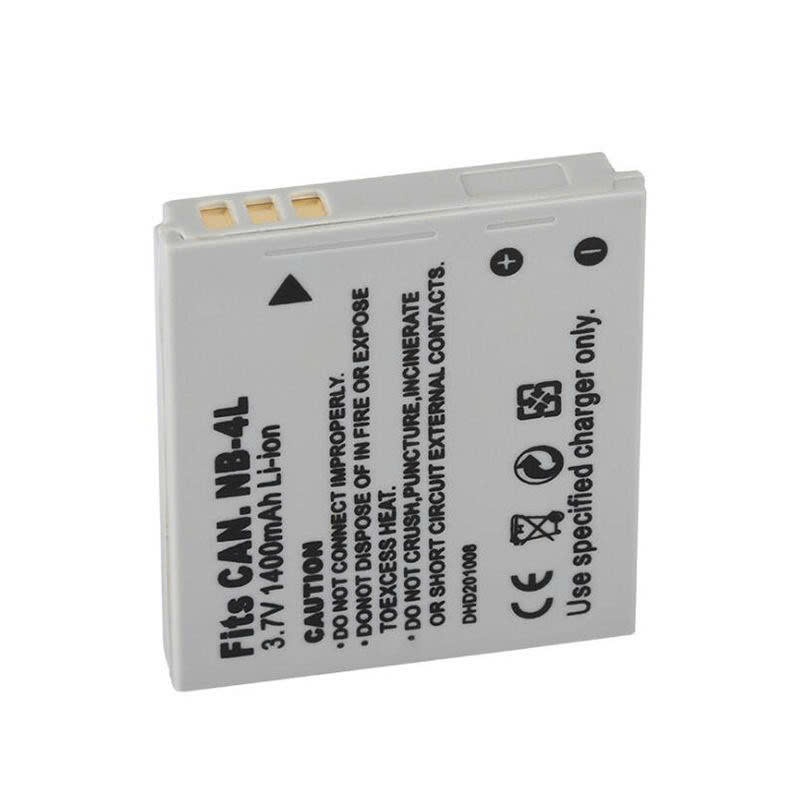 Pin Máy Ảnh Canon NB-4L (For) 1400mAh Li-ion 3.7V – Pin Dung Lượng Cao Tương Thích Canon PowerShot, 