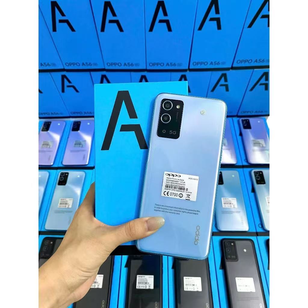 (Shopee Mall) Điện thoại Oppo A56 8GB/256GB nguyên zin đẹp keng kèm cường lực, ốp lưng BH 12 tháng