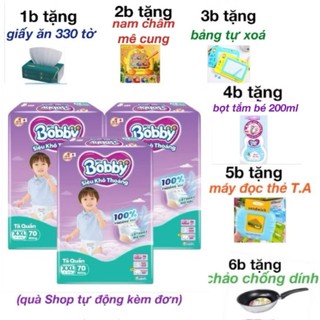 (1b-giấy ăn, 2b-nam châm mê cung, 3b-bảng vẽ, 4b-bọt tắm bé, 5b-máy đọc T.A, 6b-chảo)