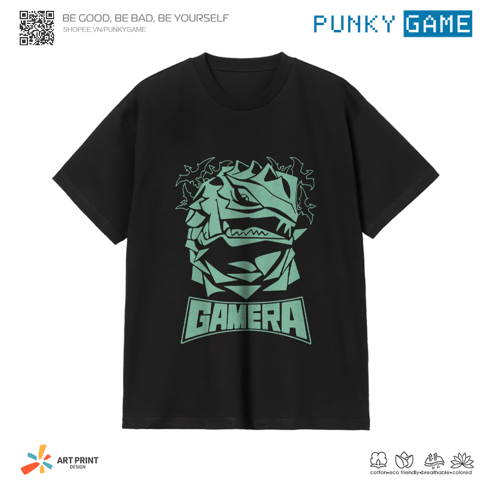 Áo thun Unisex Anime Gamera Rebirth Cotton 100% ngắn tay