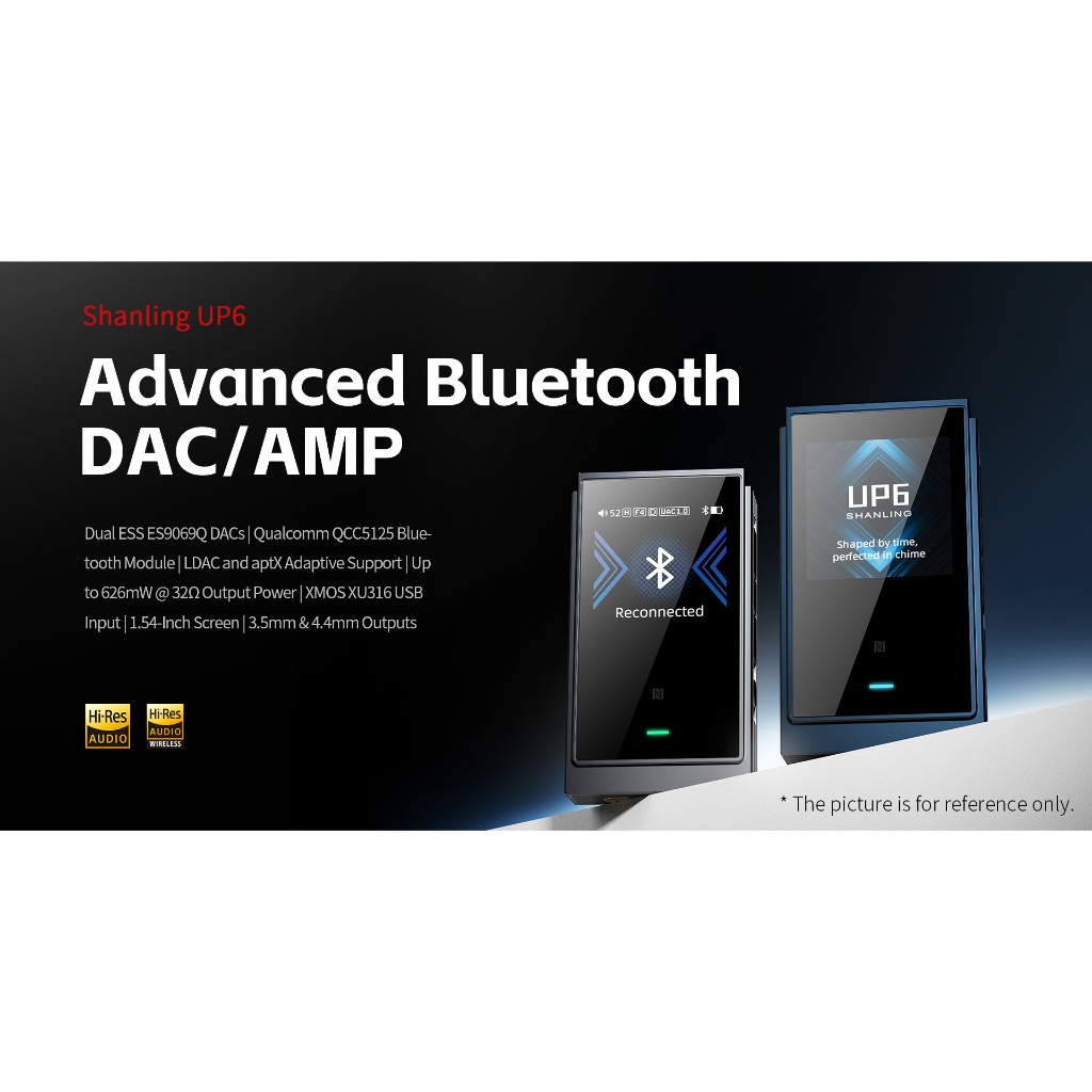 SHANLING UP6. DAC/Headphone Amp, Soundcard USB