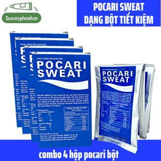  Combo 4 Hộp Nước Uống Bổ Sung Ion- Hồi Phục Thể Lực Pocari Sweat Dạng Bôt- Hộp 5 Gói 