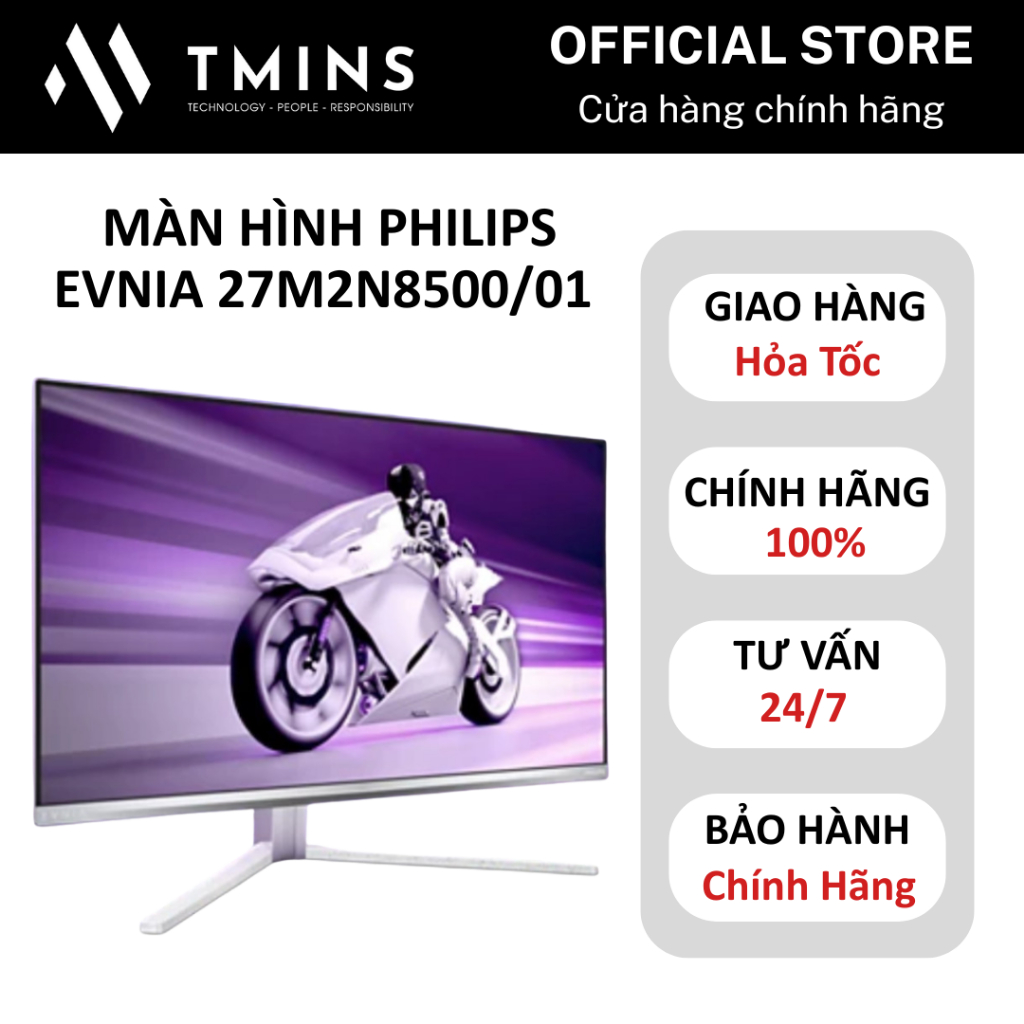 Màn hình Philips Evnia 27M2N8500/01 (27inch, OLED, QHD, 360Hz, 0.03ms) - Bảo hành 3 năm