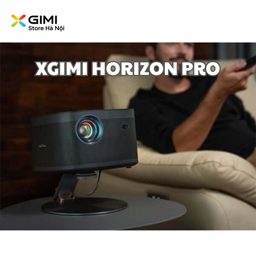 Máy chiếu XGIMI Horizon Pro 4K Quốc Tế - Độ sáng 2200 ANSI Lumens, Android TV, Loa Harman Kardon | BigBuy360 - bigbuy360.vn