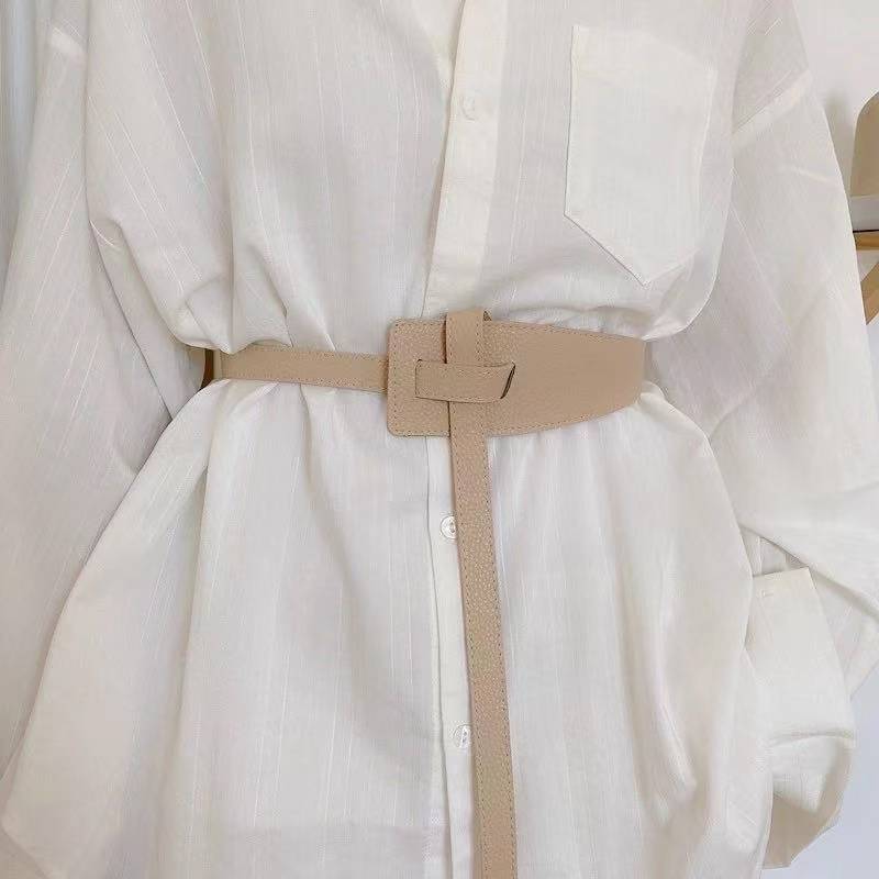 Thắt Lưng Bản To Dài Unisex Da Đính Đinh Tán, Chữ Cá Tính, Y2K, Phù Hợp Mix Outfit Năng Động – BD18