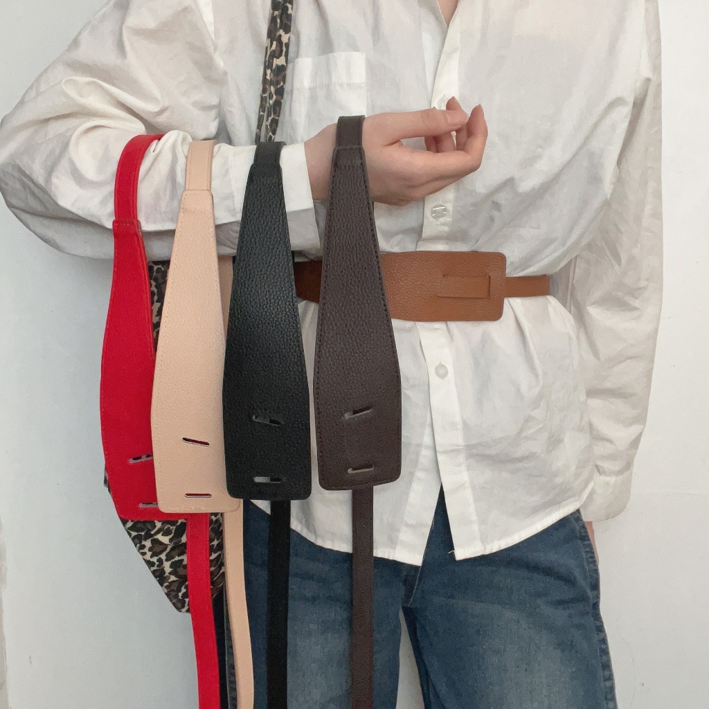 Dây Nịt Bản To Dáng Dài Unisex Da, Cá Tính, Y2K, Phù Hợp Mix Outfit Năng Động – BD18