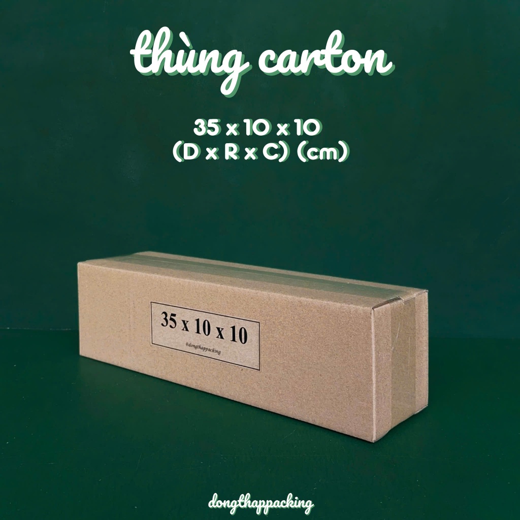 COMBO 50 HỘP CARTON 35x10x10 cm