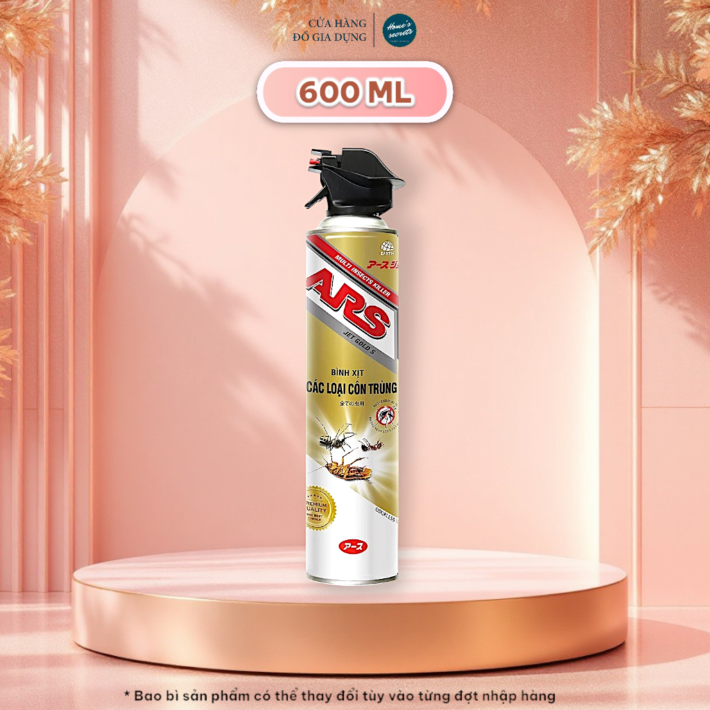 ARS xịt muỗi & côn trùng 600ml | Không mùi