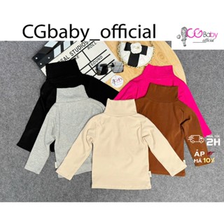  Áo Giữ Nhiệt Mùa Đông Cho Bé Cao Cổ 5cm Cho Bé Cực Yêu Bé Trai Bé Gái CGBaBy 