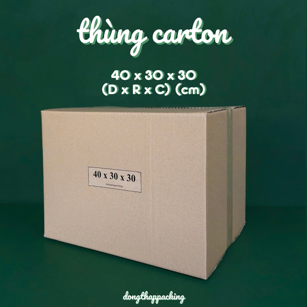 COMBO 25 HỘP CARTON 40x30x30 cm