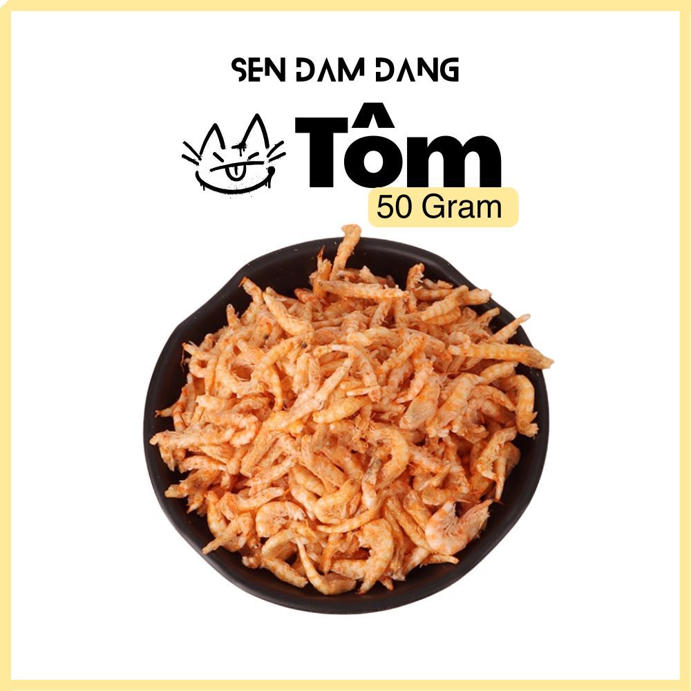 Tôm Sấy Cho Cún Mèo - 50 Gram