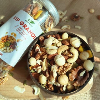  Granola Siêu Hạt - Giảm Cân Ăn Vặt Eat Clean & Healthy Food Bữa Phụ Tiện Lợi - Hộp 500G By Sotanuts 