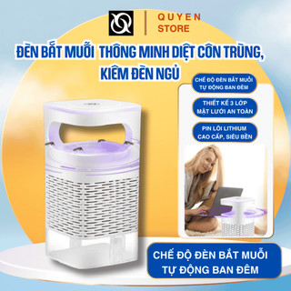 🦟 ĐÈN BẮT MUỖI THÔNG MINH DIỆT CÔN TRÙNG KIÊM ĐÈN NGỦ - MÁY CHẠY ÊM – BẢO VỆ GIA ĐÌNH TOÀN DIỆN 🌙