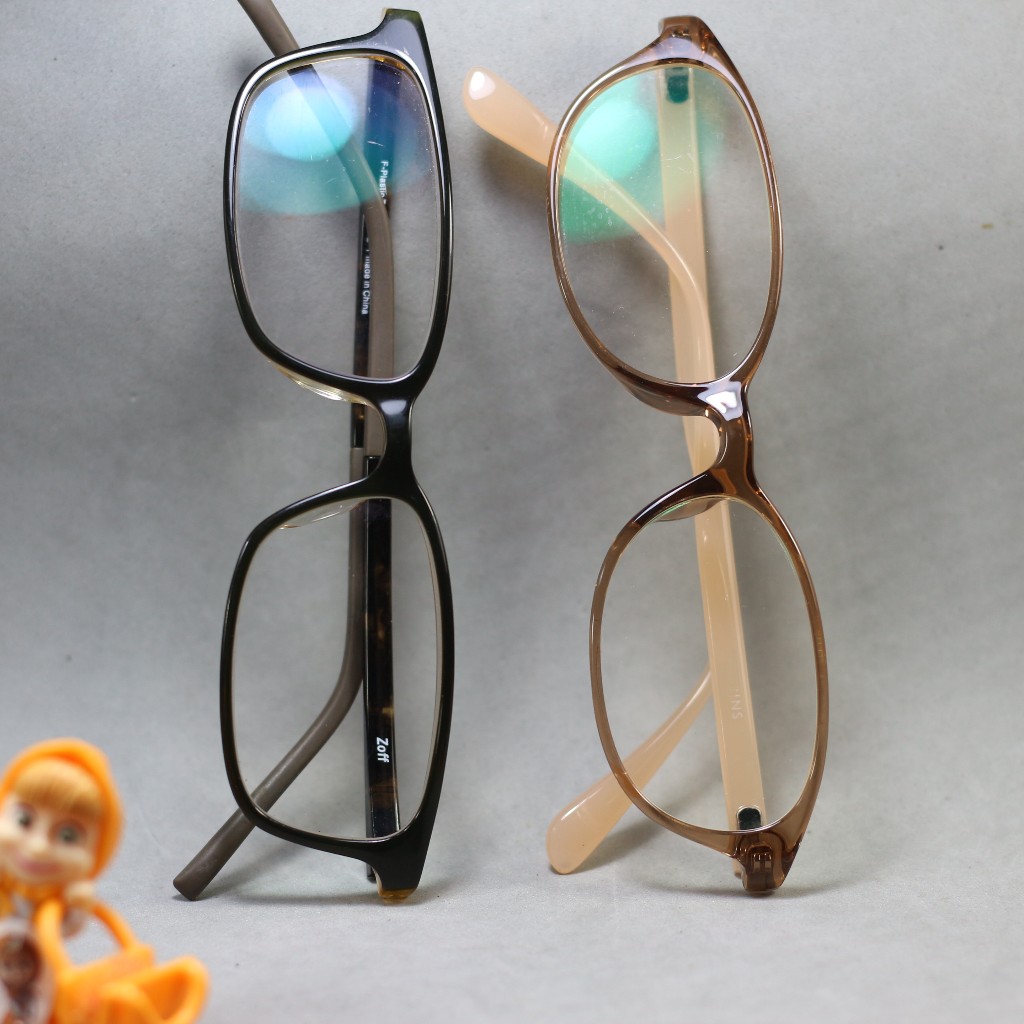 [ XEM MÔ TẢ ] Gọng Kính jins ZOFF Nâu 2Hand Nhật - GK101025 D8