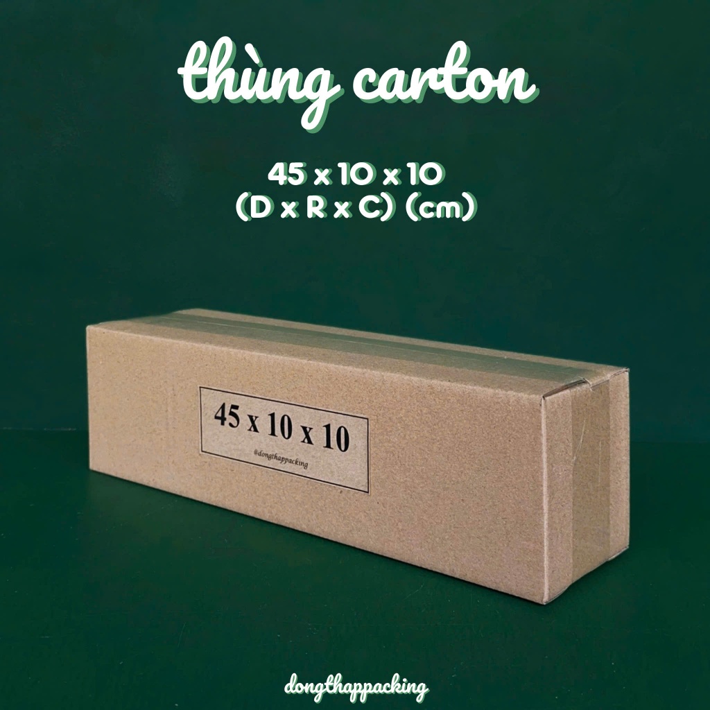 COMBO 50 HỘP CARTON 45x10x10 cm