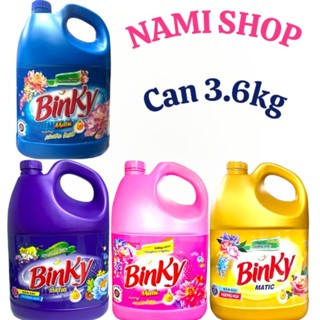  Nước Giặt Binky 3.6kg hương xả vải junco siêu thơm . 