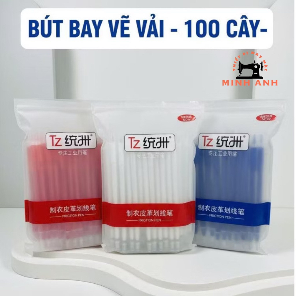 Ngòi bút bay màu vẽ vải. Bút ủi bay, bút vẽ vải, Ngòi bút bay Xanh, Đỏ, Đen, Trắng. Gói 50, 100 ngòi