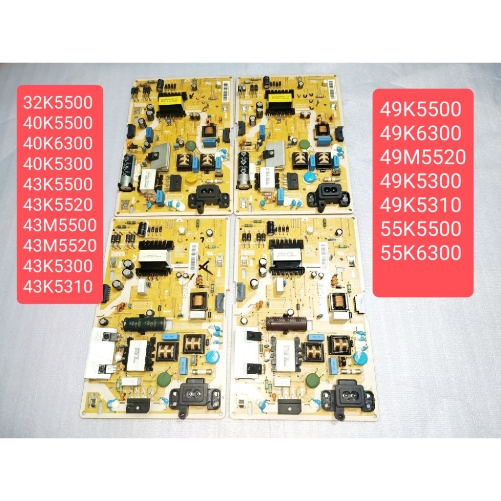 BO NGUỒN TIVI SAMSUNG :32K5500_40K5500_40K6300_43K5500_43M5520_43K5300_49K5500_49K5500_49K5300_55K5500_55K6300
