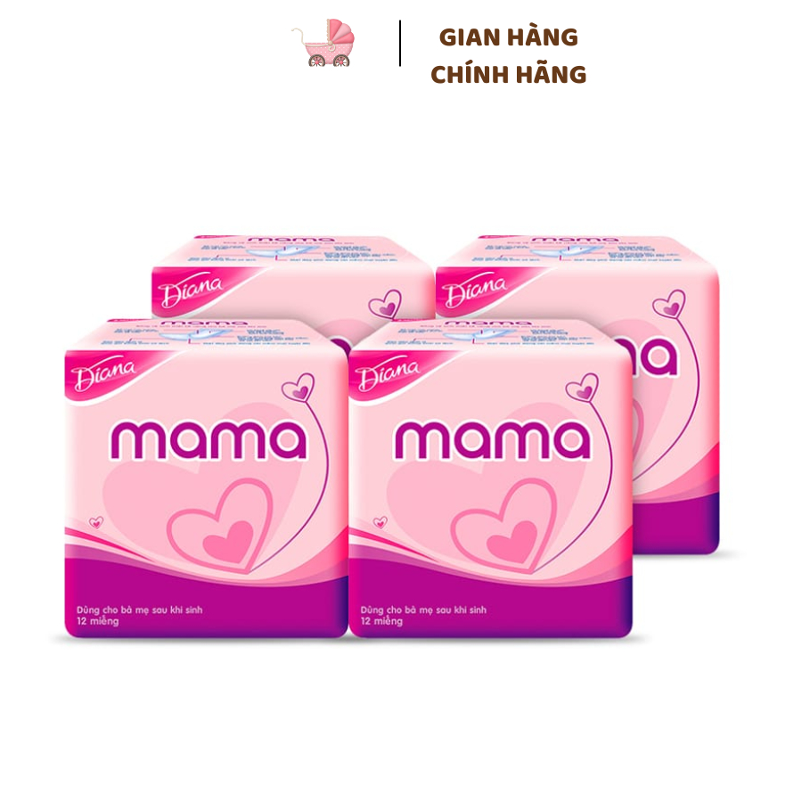 Băng Vệ Sinh Diana Mama Cho Mẹ Sau Sinh Bịch 12 Miếng, Suzy baby