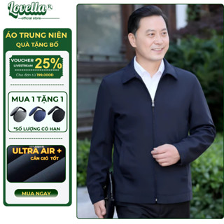   Sẵn Hàng  Áo khoác Trung Niên Nam Áo khoác Cho Bố Cao Cấp Chuẩn Hàng Quảng Châu Loại 1 Áo khoác tặng Bố Có Cổ Sang 