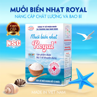 Muối biển nhạt Royal Low sodium salt Muối Nam Định 250g