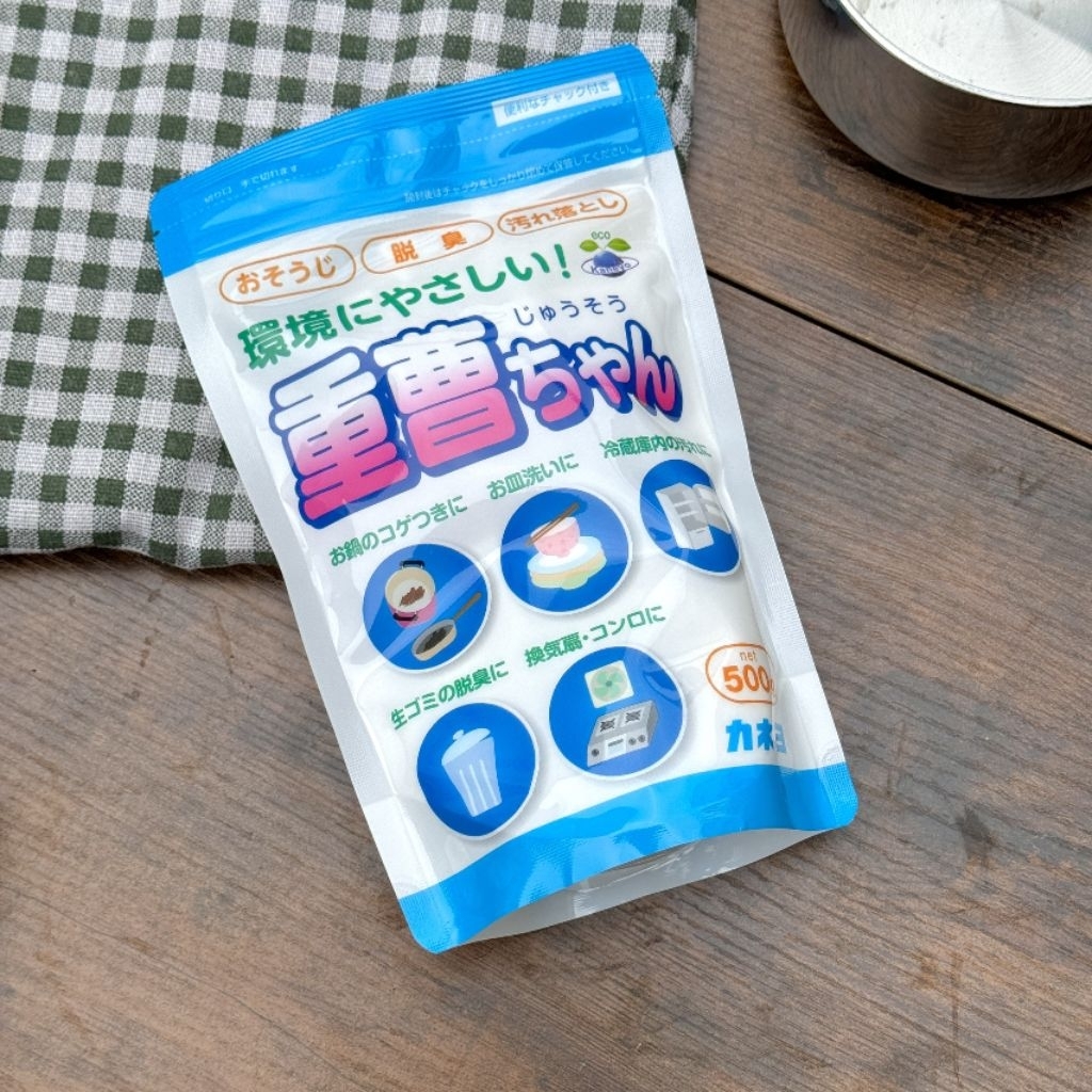 Bột baking soda tẩy rửa lành tính Kaneyo (túi 500g)
