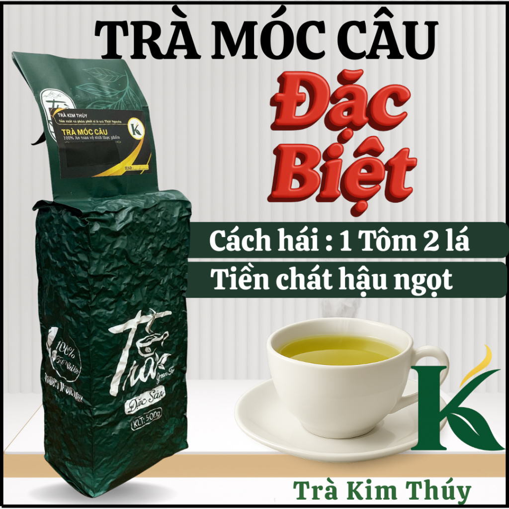 Trà Móc Câu Đặc Biệt Thơm Ngon 200G - Trà Bắc Nguyên Chất - Chè Xanh Thái Nguyên Kim Thúy