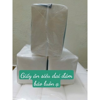  Giấy ăn vuông 2 lớp loại 1  chuẩn  loại đẹp dùng cho gđ dùng cho quán ăn nhà hàng dai mịn chuẩn cam kết 