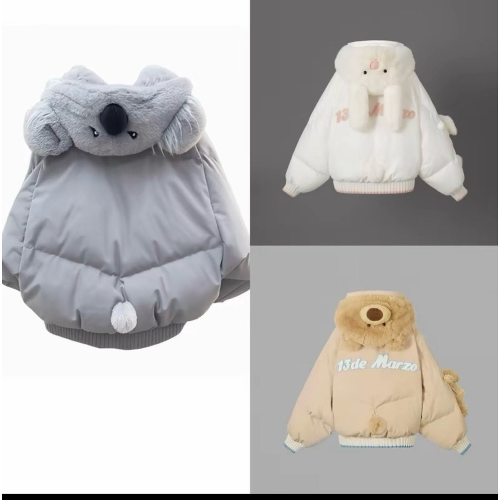 Áo Khoác Hoạt Hình Dáng  Rộng Tôn Dáng #P88