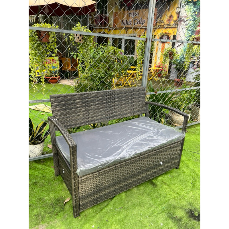 ghế sofa mây nhựa thanh lý