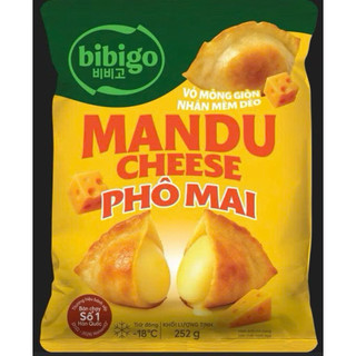 “ Thùng 20 gói “ BÁNH MANDU NHÂN PHÔ MAI CJ BIBIGO - GÓI 252G ( 28 bánh)