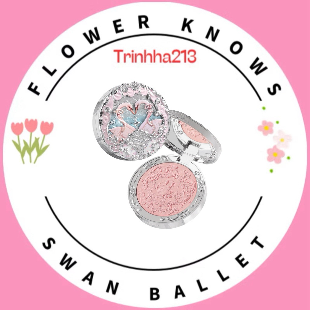 phấn má Swan Ballet Flower Knows