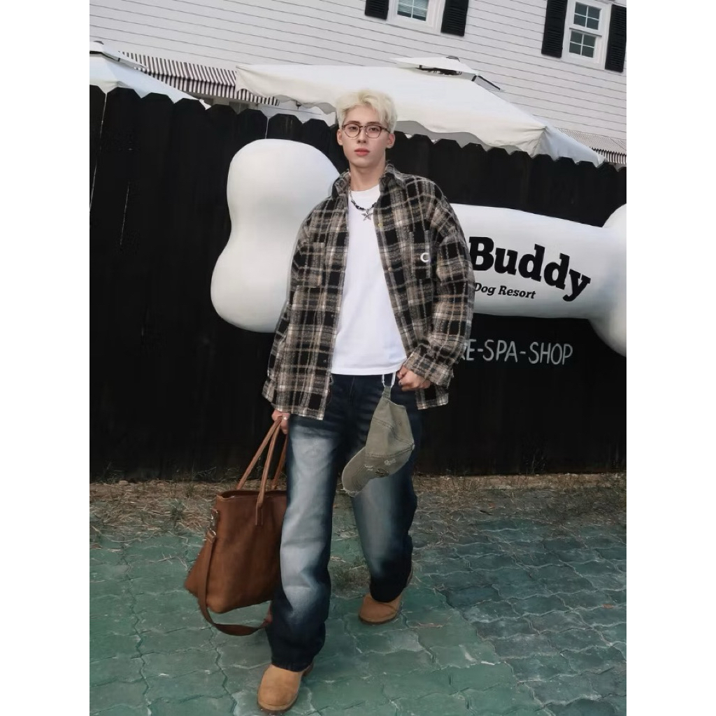 QUẦN JEANS bgaay ĐEN KHÓI V1 -  BAGGY WASH ĐEN KHÓI BẠC ỐNG RỘNG HALO KAKI | BigBuy360 - bigbuy360.vn