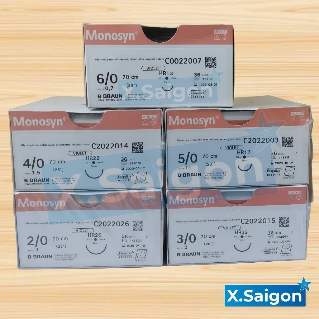 Chỉ MONOSYN 2, 3, 4, 5, 6 BBraun.