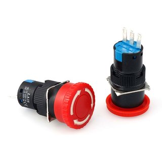 Nút Dừng Khẩn Cấp 16mm AB6-V 250VAC 1A