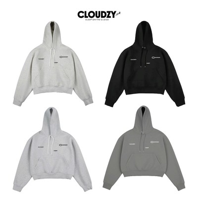 Áo khoác hoodie boxy nỉ nam local brand hoodie nữ unisex form rộng basic tay phồng CLOUDZY BOR