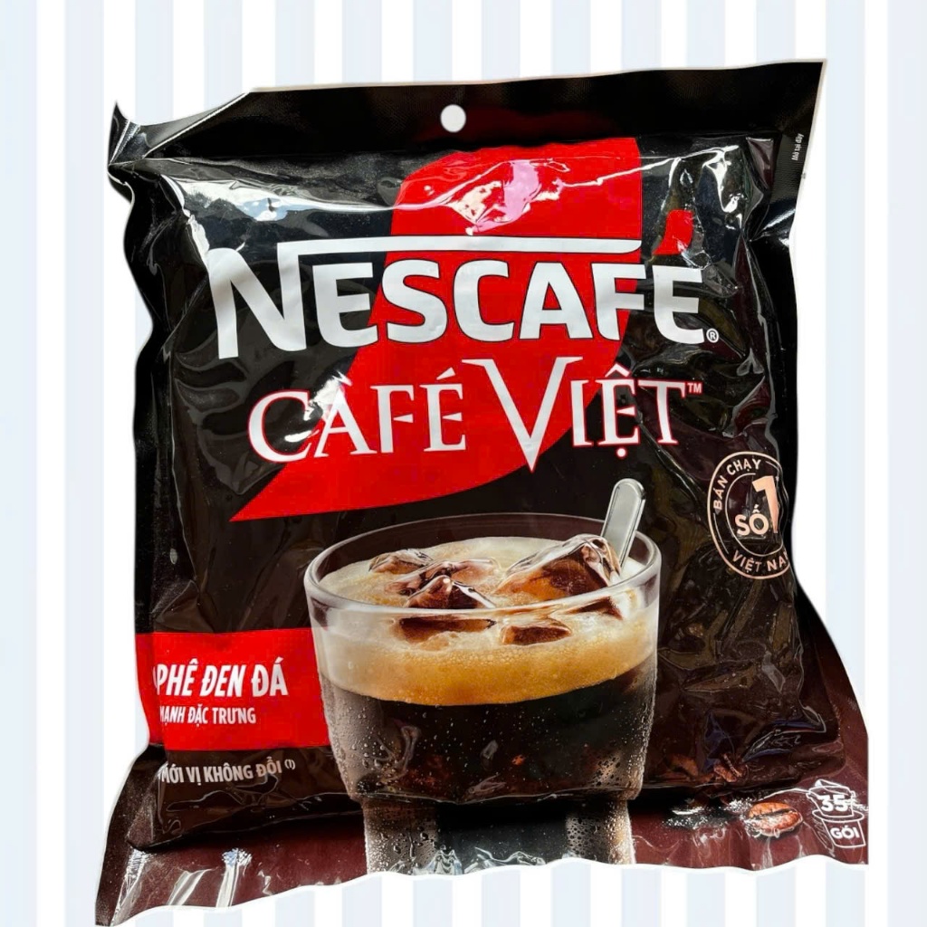 Cà phê việt đen đá Nescafe Cafe Việt túi 35 gói× 16g