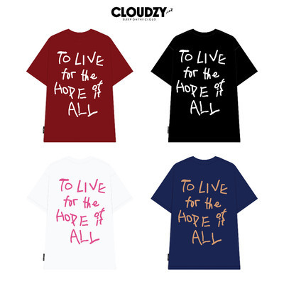 Áo thun local brand CLOUDZY Áo phông oversize form rộng Unisex 250gsm cotton 100% HOPE