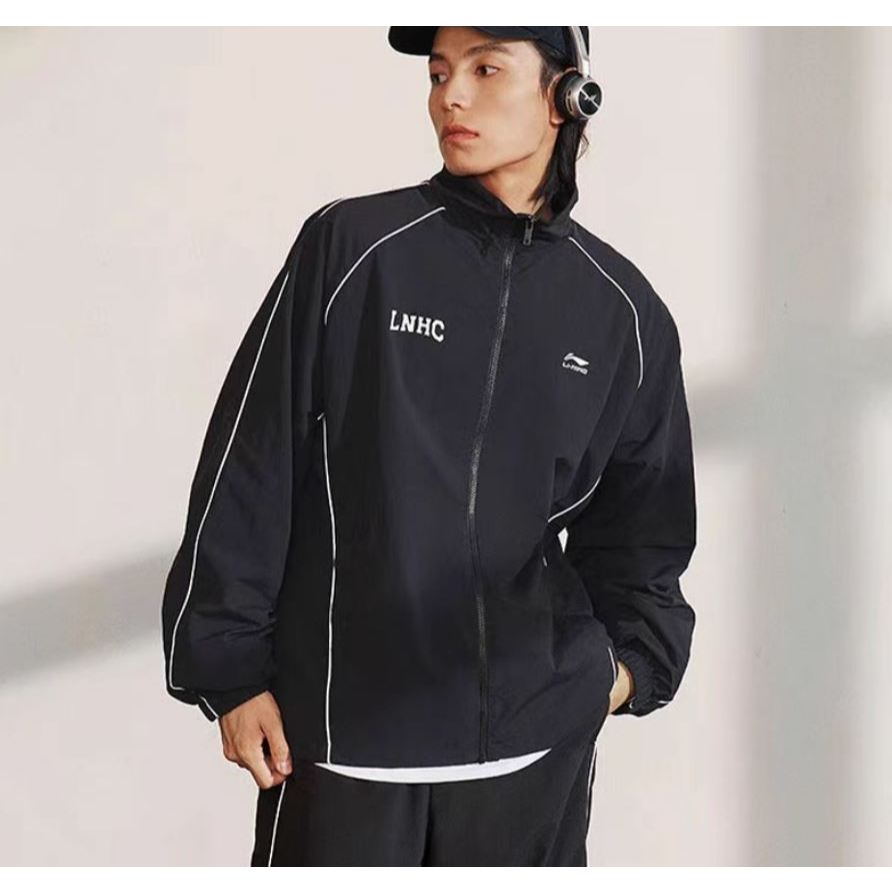 Áo khoác nam Li-ning 2 lớp basic trẻ trung, áo gió Lining nam limittic  (AG3-LN)