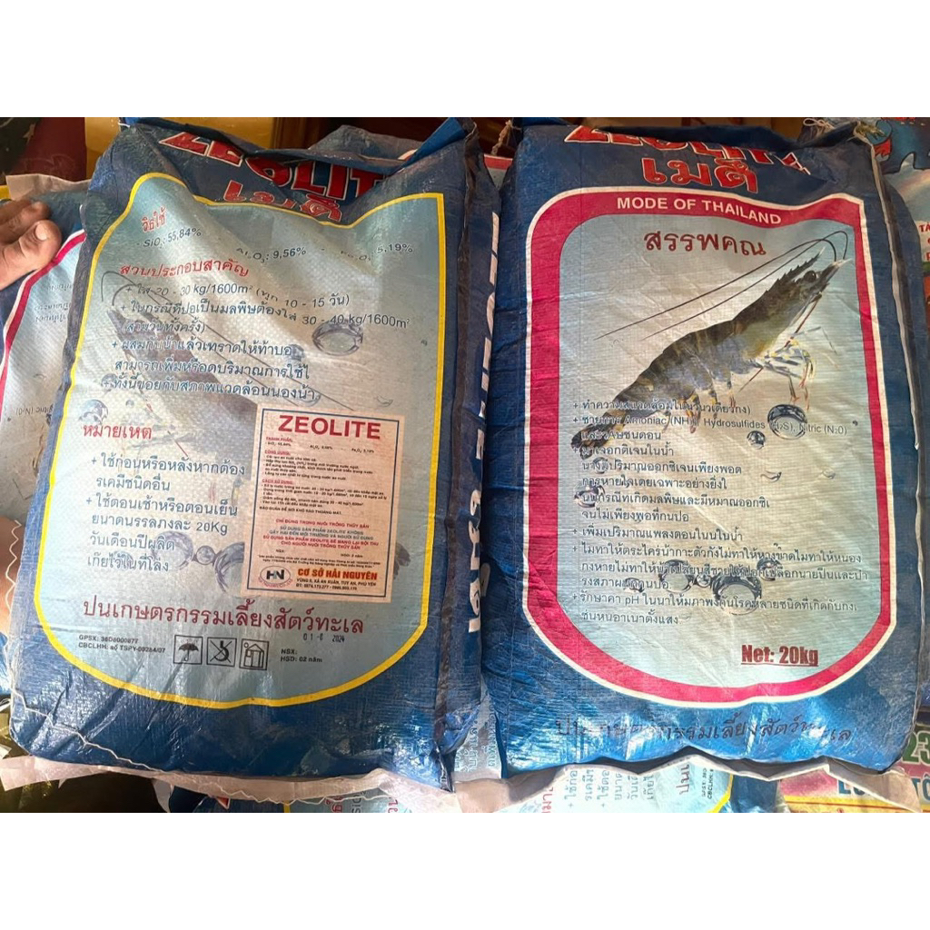 Zeolite Thái - cải tạo nước ao nuôi tôm cá