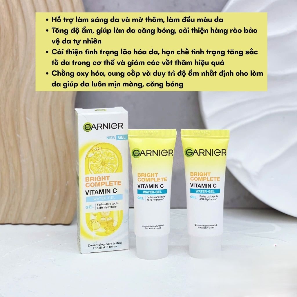 [COMBO 2] Gel dưỡng ẩm Garnier 20ml dưỡng ẩm làm sáng da