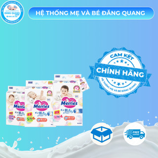  Bỉm MERRIES CỘNG MIẾNG Nội Địa Nhật đủ size cho bé từ NB-XXL 