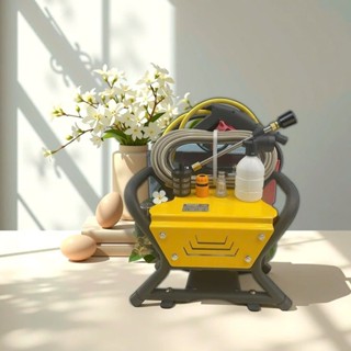  Máy rửa xe  áp lực cao Topco công xuất 3800w  thế hẹn mới có khung thép bảo vệ đông cơ lõi đồng 