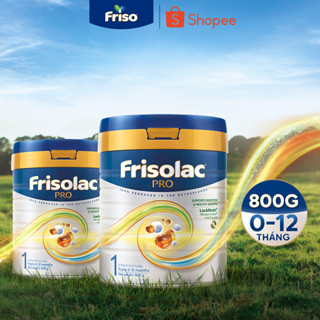 Combo 2 Lon Sữa Bột Frisolac Pro 1 800G cho trẻ từ 0-12 tháng tuổi
