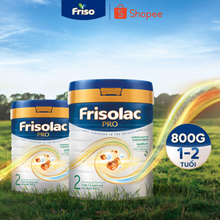 Combo 2 Lon Sữa Bột Frisolac Pro 2 800G cho trẻ từ 1-2 tuổi