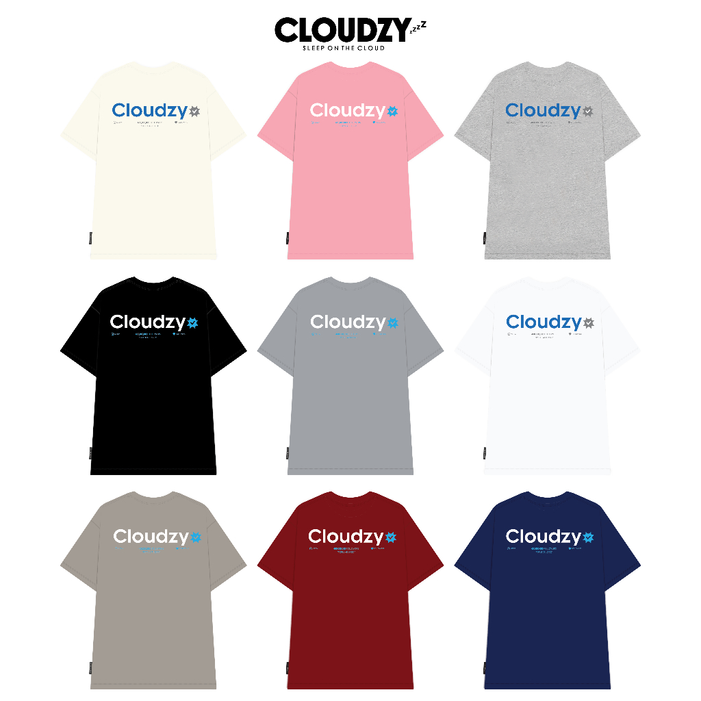 Áo phông nữ nam unisex tay lỡ thun form rộng 100% cotton 250gsm local brand teen cổ tròn oversize CLOUDZY POPULAR
